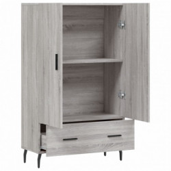 Highboard Grau Sonoma 69,5x31x115 cm Holzwerkstoff