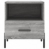 Nachttische 2 Stk. Grau Sonoma 40x35x47,5 cm Holzwerkstoff