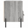 Nachttische 2 Stk. Grau Sonoma 40x35x47,5 cm Holzwerkstoff