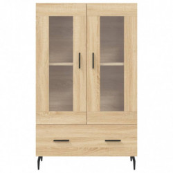 Highboard Sonoma-Eiche 69,5x31x115 cm Holzwerkstoff