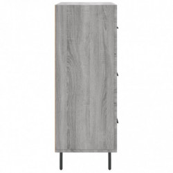 Sideboard Grau Sonoma 69,5x34x90 cm Holzwerkstoff