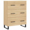 Sideboard Sonoma-Eiche 69,5x34x90 cm Holzwerkstoff