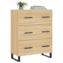 Sideboard Sonoma-Eiche 69,5x34x90 cm Holzwerkstoff