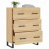 Sideboard Sonoma-Eiche 69,5x34x90 cm Holzwerkstoff