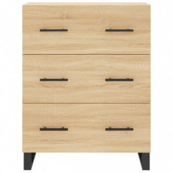 Sideboard Sonoma-Eiche 69,5x34x90 cm Holzwerkstoff