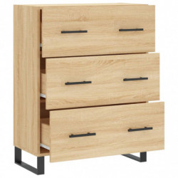 Sideboard Sonoma-Eiche 69,5x34x90 cm Holzwerkstoff