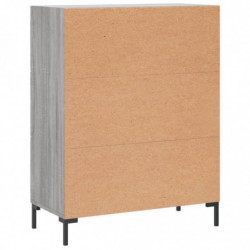 Sideboard Grau Sonoma 69,5x34x90 cm Holzwerkstoff