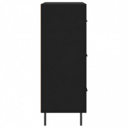 Sideboard Schwarz 69,5x34x90 cm Holzwerkstoff