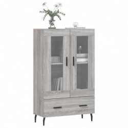 Highboard Grau Sonoma 69,5x31x115 cm Holzwerkstoff