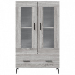 Highboard Grau Sonoma 69,5x31x115 cm Holzwerkstoff