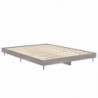 Bettgestell Grau Sonoma 140x190 cm Holzwerkstoff