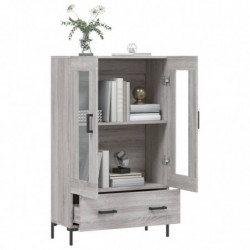 Highboard Grau Sonoma 69,5x31x115 cm Holzwerkstoff