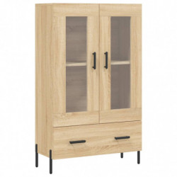 Highboard Sonoma-Eiche 69,5x31x115 cm Holzwerkstoff