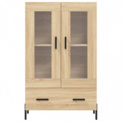 Highboard Sonoma-Eiche 69,5x31x115 cm Holzwerkstoff