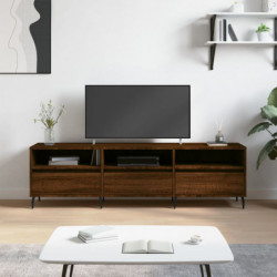 TV-Schrank Braun Eichen-Optik 150x30x44,5 cm Holzwerkstoff