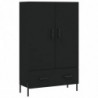 Highboard Schwarz 69,5x31x115 cm Holzwerkstoff