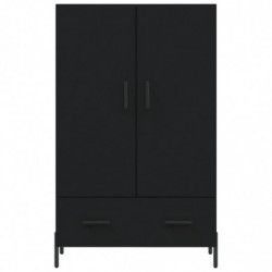 Highboard Schwarz 69,5x31x115 cm Holzwerkstoff