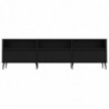 TV-Schrank Schwarz 150x30x44,5 cm Holzwerkstoff