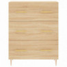 Sideboard Sonoma-Eiche 69,5x34x90 cm Holzwerkstoff