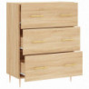 Sideboard Sonoma-Eiche 69,5x34x90 cm Holzwerkstoff