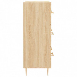 Sideboard Sonoma-Eiche 69,5x34x90 cm Holzwerkstoff