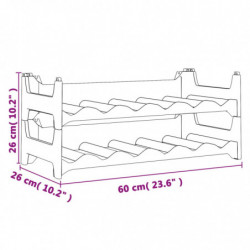 Weinregal für 12 Flaschen PP Stapelbar