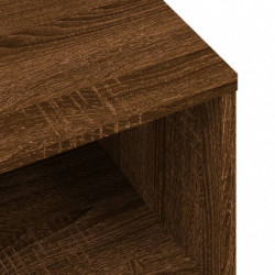 Nachttisch Braun Eichen-Optik 40x30x30 cm Holzwerkstoff