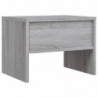 Nachttische 2 Stk. Grau Sonoma 40x30x30 cm Holzwerkstoff