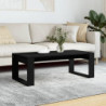 Couchtisch Schwarz 102x50x35 cm Holzwerkstoff