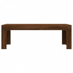 Couchtisch Braun Eichen-Optik 102x50x36 cm Holzwerkstoff