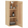 Wandschrank Sonoma-Eiche 34,5x34x90 cm Holzwerkstoff