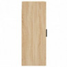 Wandschrank Sonoma-Eiche 34,5x34x90 cm Holzwerkstoff