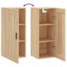 Wandschrank Sonoma-Eiche 34,5x34x90 cm Holzwerkstoff