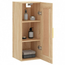 Wandschrank Sonoma-Eiche 34,5x34x90 cm Holzwerkstoff