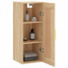 Wandschrank Sonoma-Eiche 34,5x34x90 cm Holzwerkstoff