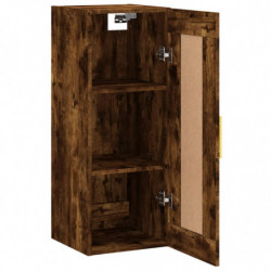 Wandschrank Räuchereiche 34,5x34x90 cm Holzwerkstoff