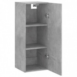 Wandschrank Betongrau 34,5x34x90 cm