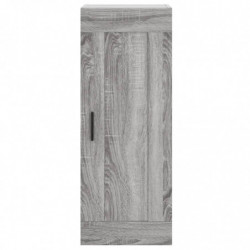 Wandschrank Grau Sonoma 34,5x34x90 cm Holzwerkstoff