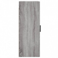 Wandschrank Grau Sonoma 34,5x34x90 cm Holzwerkstoff