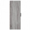 Wandschrank Grau Sonoma 34,5x34x90 cm Holzwerkstoff