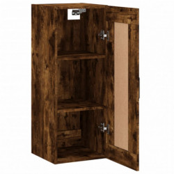 Wandschrank Räuchereiche 34,5x34x90 cm Holzwerkstoff