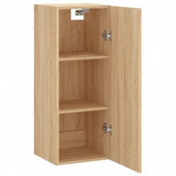 Wandschrank Sonoma-Eiche 34,5x34x90 cm