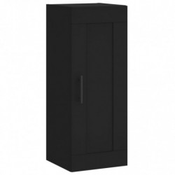 Wandschrank Schwarz 34,5x34x90 cm Holzwerkstoff