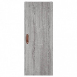 Wandschrank Grau Sonoma 34,5x34x90 cm