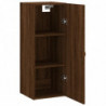 Wandschrank Braun Eichen-Optik 34,5x34x90 cm