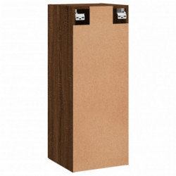 Wandschrank Braun Eichen-Optik 34,5x34x90 cm