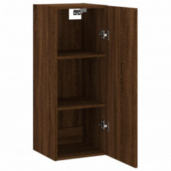 Wandschrank Braun Eichen-Optik 34,5x34x90 cm