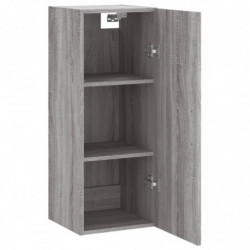 Wandschrank Grau Sonoma 34,5x34x90 cm