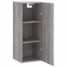 Wandschrank Grau Sonoma 34,5x34x90 cm