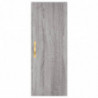 Wandschrank Grau Sonoma 34,5x34x90 cm